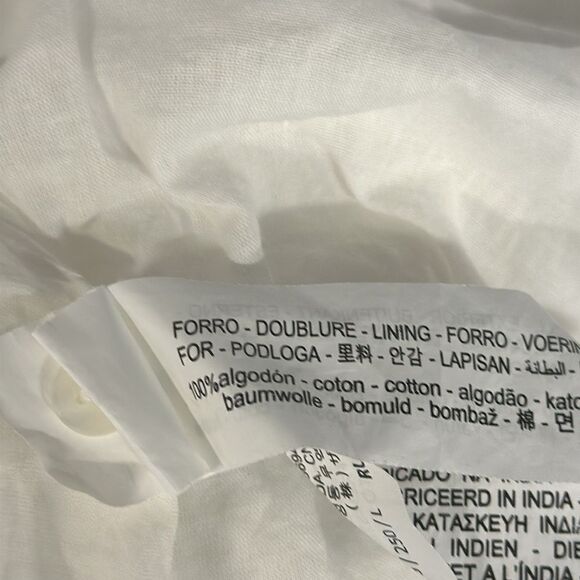 ZARA | White | EMBROIDERED DRESS - Picture 8 of 10